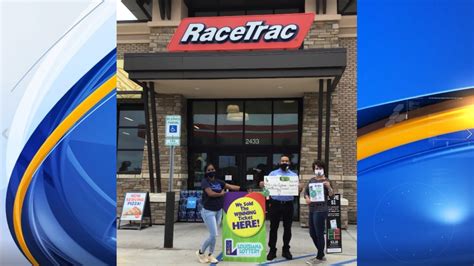 Does racetrac sell lottery tickets. According to Lottery officials, Velez purchased her winning ticket from a RaceTrac gas station in her hometown. The business will receive a $10,000 bonus commission for selling the winning scratch ... 