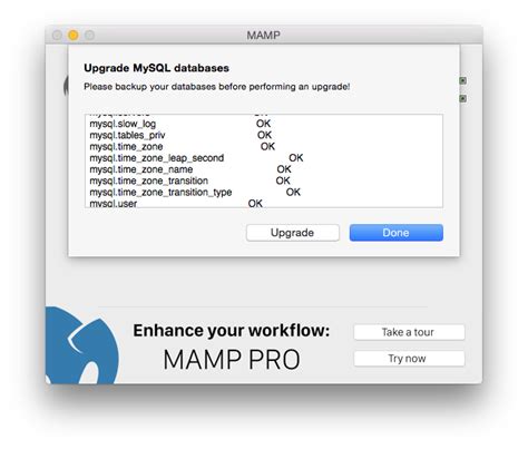 Does reinstalling MAMP delete the existing database?