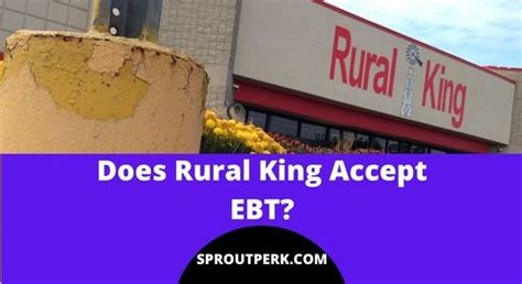 Does rural king accept ebt. If a retailer does not accept Maryland EBT, the cardholder can still use it to purchase items online or by phone. There are also a few restaurants that accept Maryland EBT. The Maryland EBT card is a great way to save money on groceries and other essentials. It can be used at a variety of locations throughout the state. 