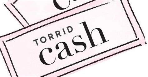 Under each $25 torrid cash there is a link you can click