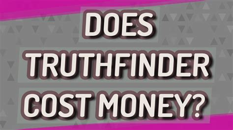 Does truthfinder cost money. Jan 1, 2023 · TruthFinder is legal, depending on how you plan to use the information. As mentioned, the company clearly outlines how you can legally use the information you get from it. As long as you use ... 