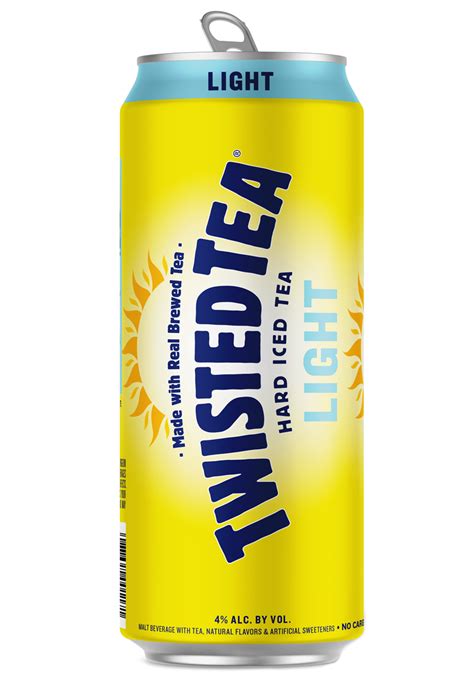 Does twisted tea light have aspartame. Does Twisted Tea have alcohol content? Yes, Twisted Tea does contain alcohol. It’s an alcoholic iced tea beverage that is made with brewed tea, real sugar, and natural flavors, and contains 5% alcohol by volume. It comes in a variety of flavors, from light and refreshing to bold and honey-sweetened, and has 4-7g of carbohydrates per 12 fl. oz. 
