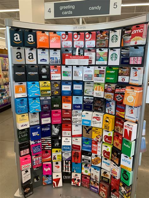 Does Walgreens carry Amazon gift cards. Walgreens sells Amazon gift cards in denominations of $10 (offered in a pack of three $10 cards), $25, $50, and $100 in all shops. Walgreens sells Amazon gift cards exclusively in-store. It does not include additional fees on gift cards. Furthermore, it cannot be returned once purchased.. 