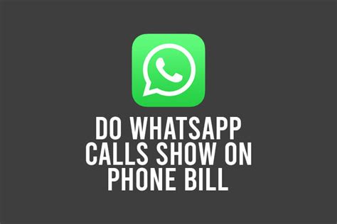 Why should you care? Well, if you’re worried about privacy, this can be a real concern. You may not want other people to know who you have been calling or receiving calls from. If your WhatsApp.... 