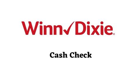 You can cash personal checks there. 40. Winn-Dixie. Fee: $3.50; Winn-Dixie has around 500 stores in Florida, Alabama, Louisiana, Georgia, and Mississippi. The types of checks you can cash at Winn-Dixie vary. Most locations will only cash electronically signed payroll checks of up to $500. There’s a fee of $3.50. Closing Thoughts
