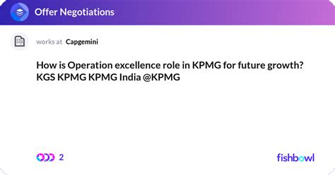 Does working in KPMG KGS hamper your growth in the future?