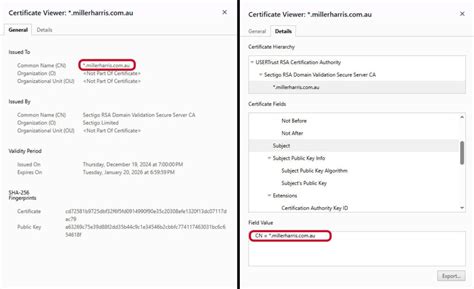 Doesn t match common name of the certificate subject.  100 replies.  F...
