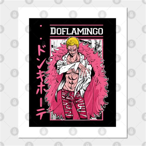 DoflamingoMangaBG Doflamingo Posters and Art Prints TeePublic