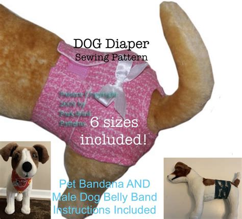 Dog Diaper Sewing Pattern ePattern pdf file Make your own Etsy