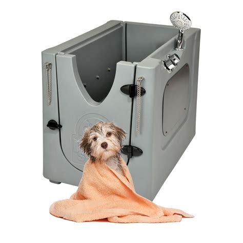 Dog bath mobile. Delivery Costs for Pro Dog Hydrobaths (inc. 20% VAT) Shipping within mainland UK from £105 & Scotland from £140. For side mounted hydrobaths and other destinations, please contact us for a quote. All baths are securely strapped to a pallet, along with many layers of cardboard and bubble wrap to make sure your bath arrives safely!! 