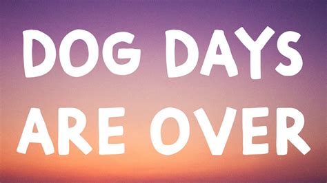 Dog days are over lyrics. Things To Know About Dog days are over lyrics. 