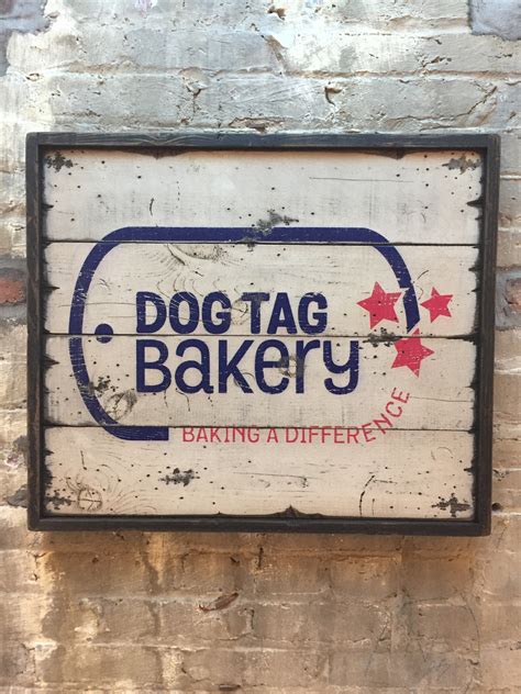 Dog tag bakery. Who is Dog Tag Bakery. Dog Tag empowers our veterans with service-connected disabilities, military spouses, and caregivers to find renewed purpose and community through a n unexpected combination of a bakery and a classroom. Dog Tag's innovative approach consists of a five-month fellowship program that combines equal … 