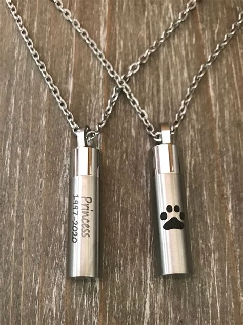 Dog urn necklace. Things To Know About Dog urn necklace. 