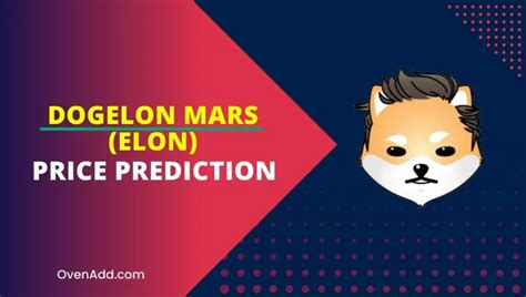 Dogelon mars price prediction 2035. How much will dogelon mars be worth in 2030? The average price prediction for dogelon mars for 2030 is $0.00000488, ranging from a predicted minimum price of $0.00000471 to a predicted maximum ... 