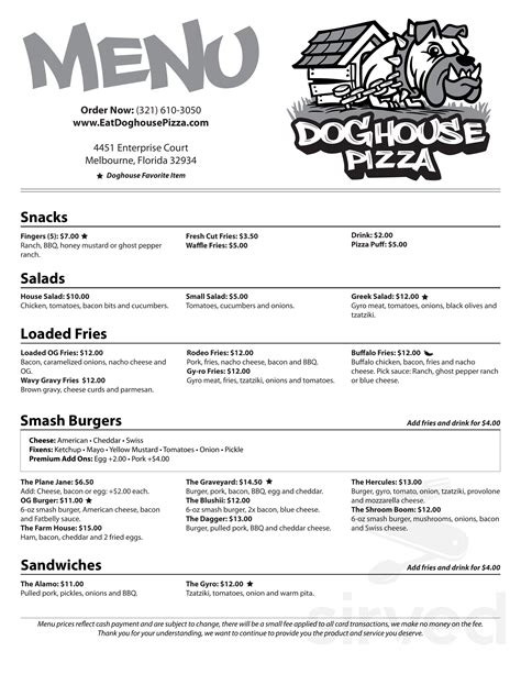 Doghouse pizza. doghousepizza.com 