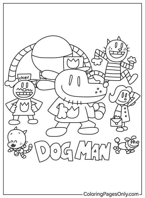 Dogman Coloring Book