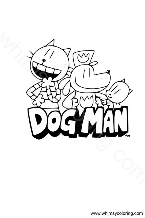 Dogman Coloring Pages