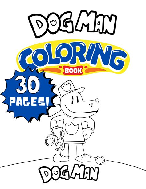 Dogman Coloring Shee