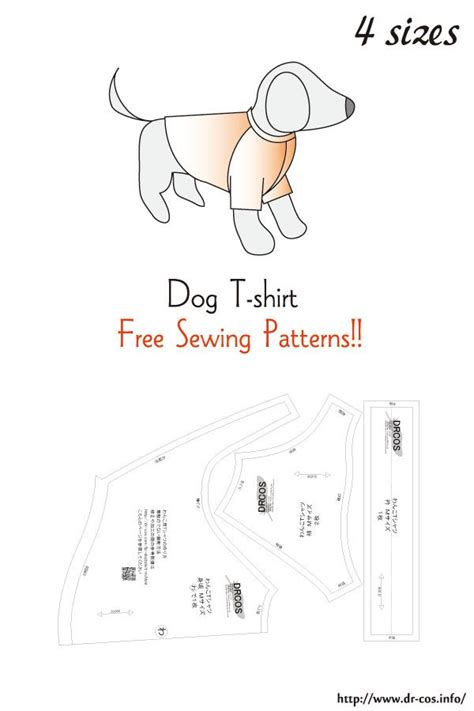 Dogtshirt Free Sewing Patterns Dog Clothes Patterns Sewing Dog Sewing Patterns Dog Clothes Patterns