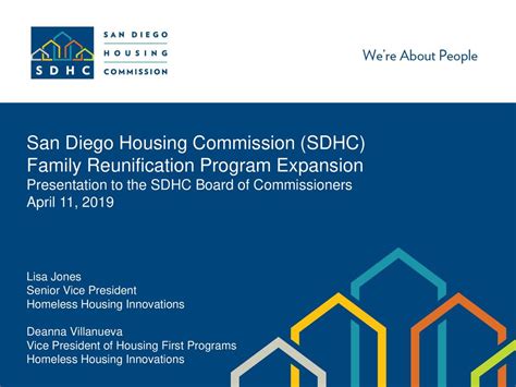 Doing Business with the San Diego Housing Commission - SDHC