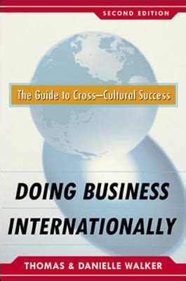 Doing business internationally the guide to cross cultural success 2nd edition. - The rov manual by robert d christ.