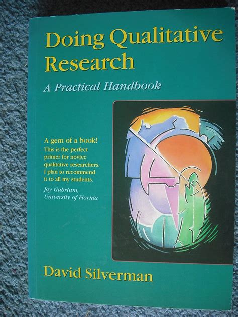 Doing qualitative research a practical handbook 4th edition. - Führer durch die quellen zur geschichte lateinamerikas in der bundesrepublik deutschland.