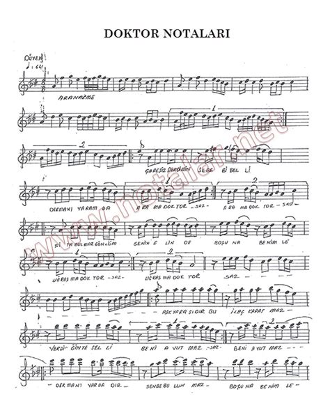 Doktor Notaları Notalar Net Kolay Nota.