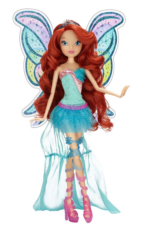 Sirenix Fairy is a doll collection produced by Witty Toys. The dolls included are Bloom, Stella, Musa, Flora, Tecna, and Aisha. “Have fun and enjoy the energy of the Sirenix Power, from the new magical adventures of the 5th Winx Club TV series: the Sirenix Fairy dolls have long beautiful hair and their wings move for real! In each packaging you will find a magical membership card to download ... . 