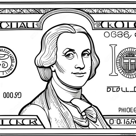 Dollar Bill Coloring Shee