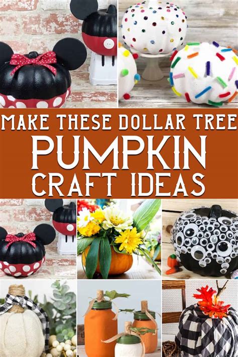 Dollar Tree Pumpkin Ideas - Foam Pumpkins, Jars, and More!