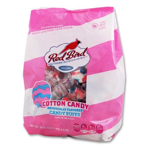 Holiday Cotton Candy is the perfect addition to any Christmas stocking. Four perfect fluffs of white cotton candy in a delicious Vanilla flavor. Santa approves this treat that is suitable for kids of all ages!Delicious Vanilla FlavorFun and fluffy treat for kids of all agesGreat Stocking StufferRL Albert & Son quality. 