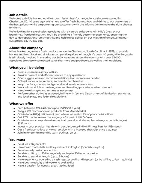 Dollar general sales associate responsibilities.  The duties of the Sal...
