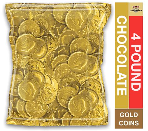 Chocolate Coins in Mesh Bags, 10 Belgian Milk Chocolate Half-Dollar Gold Coins Per Mesh Bag, Total 4.5oz Mesh Bags (3 Mesh Bags) Visit the Fruidles Store. Search this page . 200+ bought in past month. Price: $7.99 $7.99 ($2.66 $2.66 / Count) Get Fast, Free Shipping with Amazon Prime