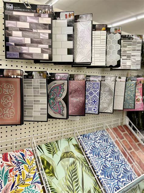embossed tiles from Dollar Tree (they can be hard to find,