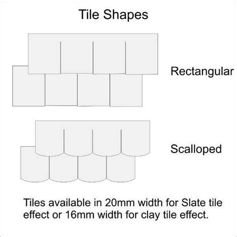 Dolls House Roof Tiles / Slate Strips x12 - Craft Products