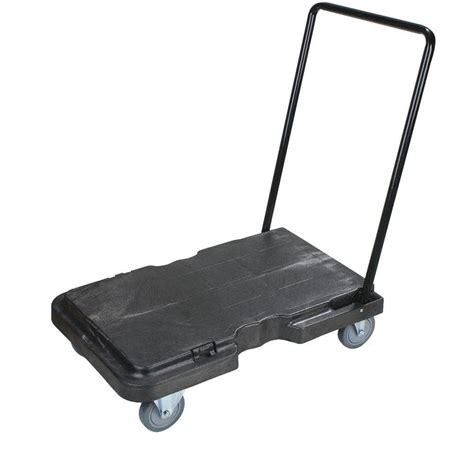 440 lb. Folding Push Cart Dolly with Swivel Wheels and Non-Slip Load