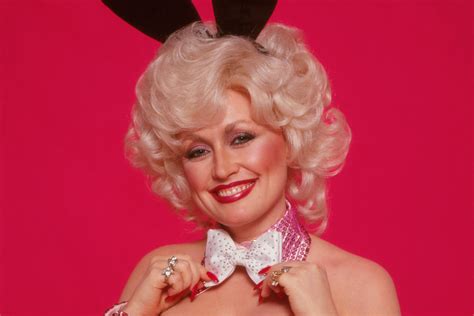 Dolly appears on the cover of Playboy magazine. Wearing the iconic Playboy bunny outfit and ears, Dolly appeared on the cover of the October 1978 issue of Playboy magazine. The issue also featured an interview with Dolly. She became the first country singer to pose for the magazine although within very specific parameters that did not include ... 