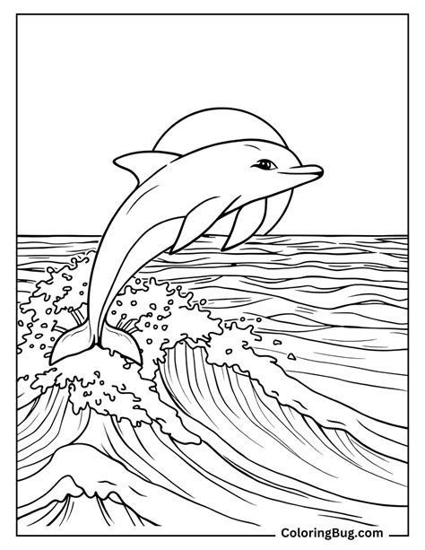 Dolphin Coloring Pages To Print Ou