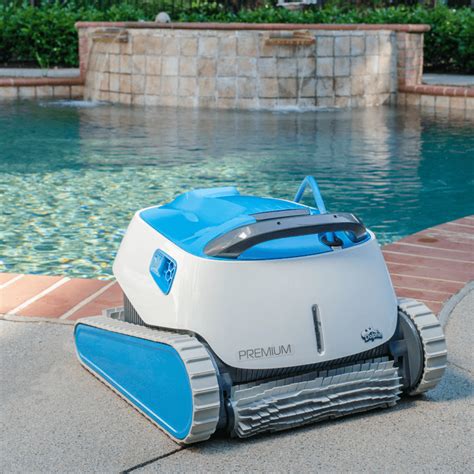 Dolphin Premium Wifi Capable Robotic Inground Pool Cleaner with …