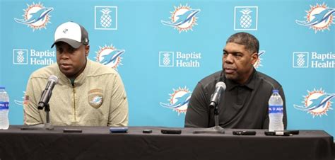 Dolphins GM Chris Grier, assistant Marvin Allen assess offseason, offer outlook on draft