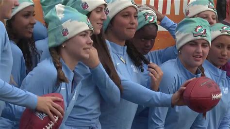 Jabardastixxxx Video Full Hd Sunny Leonecom - Dolphins donate gear to Palm Beach County s newest girls flag football team  (Video) Southeast Florida