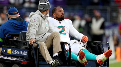 Dolphins pass rusher Bradley Chubb done for season with torn ACL