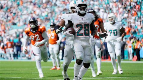 Dolphins rout Broncos 70-20, scoring the most points by an NFL team in a game since 1966