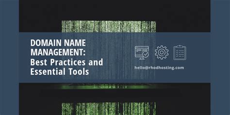 Domain Name Management Checklist