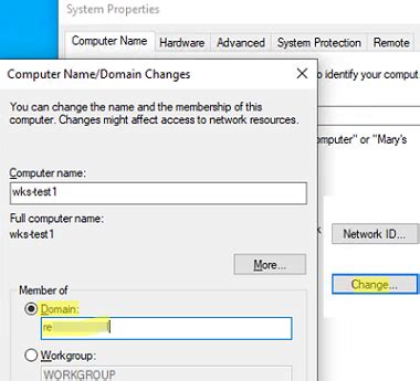 Domain joined Windows Server 2024 - not connected to domain network