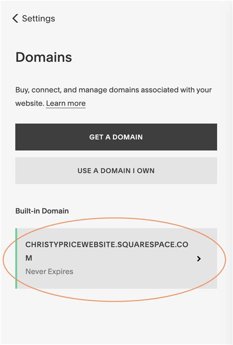 Domain squarespace. 