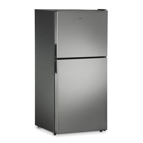 Dometic DMC4081 RV Refrigerator – Right Hinge Stainless Steel Door with Digital Controls – 8 cu. ft Compressor Cooling Fridge Freezer for RV, Camper; Forté Forte F15TFRESWW 28 inch 250 Series Freestanding Top Freezer Refrigerator with 14.5 cu. ft. Total Capacity; Energy Star; Reversible Doors; Counter Depth; in White. 