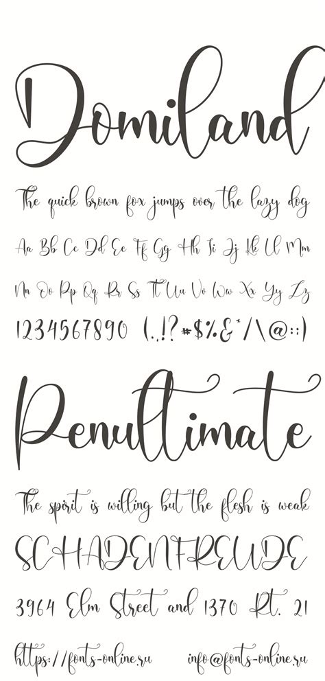 Domiland Font dafont.com