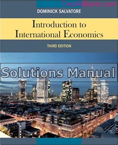 Dominick salvatore international economics solution manual. - Bendix king kx 125 service manual.