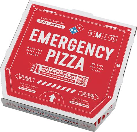 Dominos emergency pizza student loans. Dominos is giving free pizza to anyone with student loans. The pizza chain announced it will give away $1 million worth of free pizza to all customers burdened by student loans.The deal kicked off on Oct. 25, and the restaurant will continue to give out a limited number of free pizza codes to eligible customers until $1 million worth of free … 